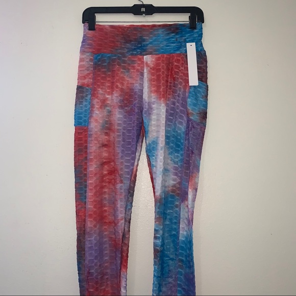 NWT Women’s Anti Cellulite Tie Dye Leggings - Picture 11 of 13